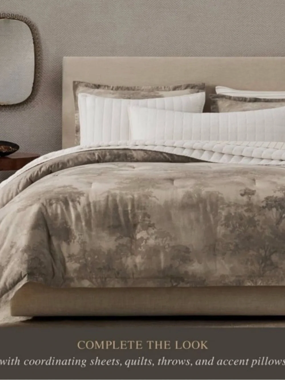 Jeremiah Brent Home 3pc King 'Walk in the Woods' Cotton Duvet Set Brown